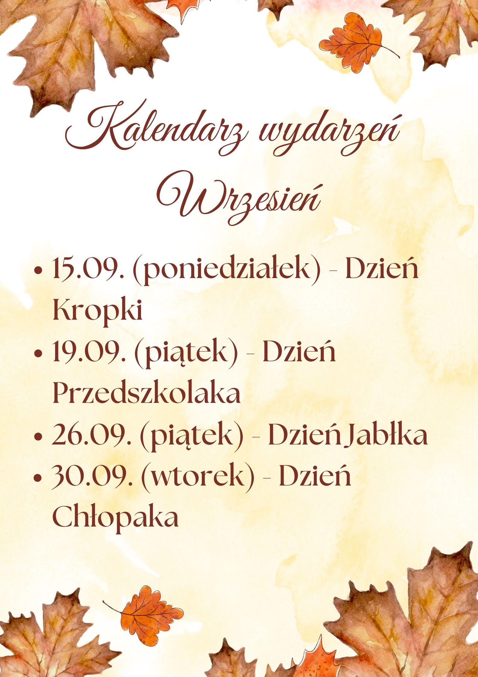 Kalendarz wydarzeń – wrzesień post thumbnail image