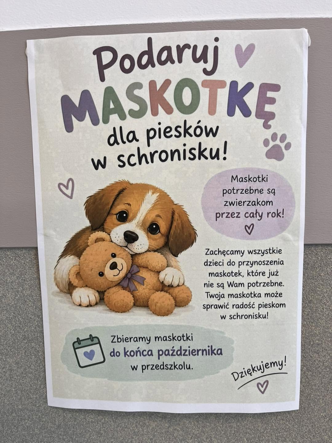 Zbiórka maskotek dla schroniska post thumbnail image